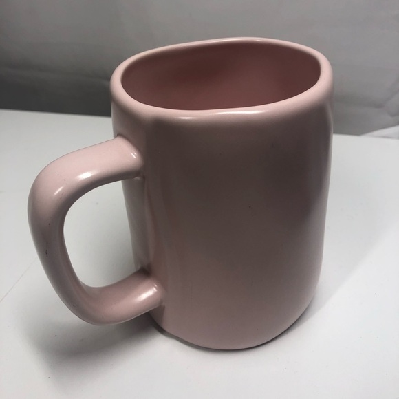 Rae Dunn mug light pink with quote “you complete me” - Picture 2 of 6